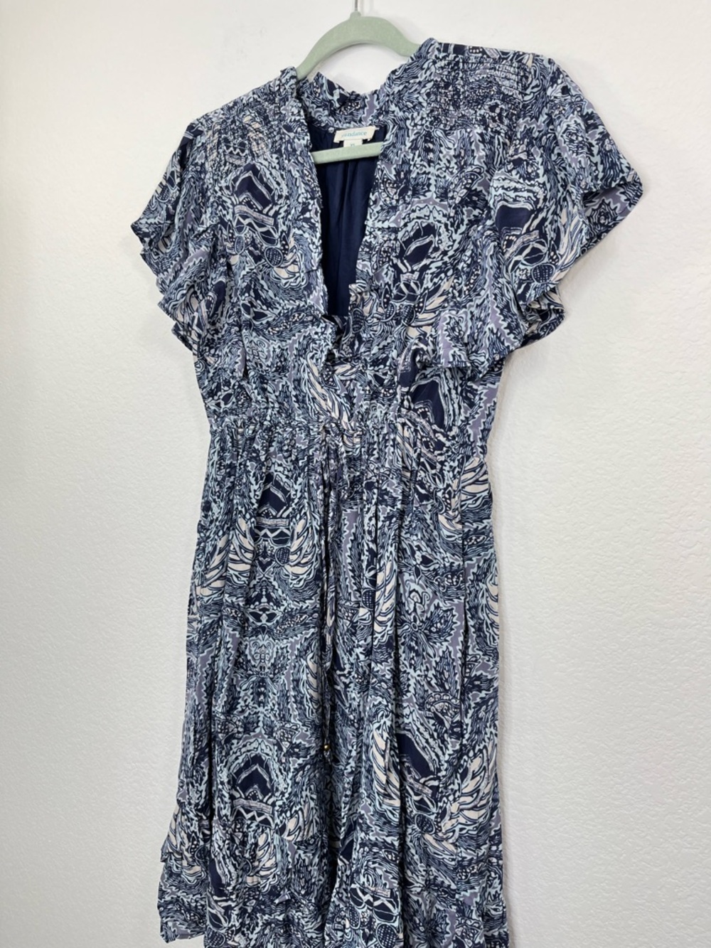 Sundance Skye Dress Navy Blue size XS - Picture 3 of 9